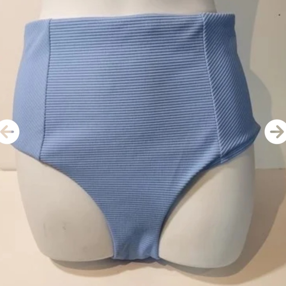 NWT Calia High-Waisted Blue Bikini Bottom